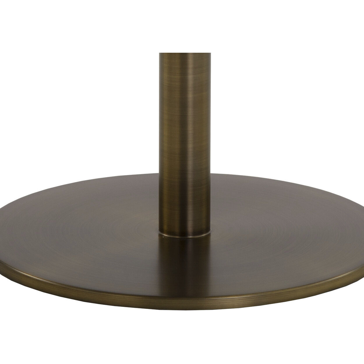 Enco White / Antique Gold Counter Table